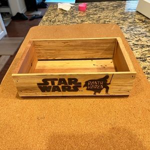Star Wars wooden crate